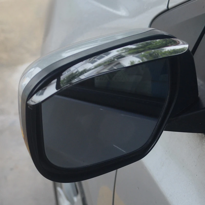 2 шт. автомобильный козырек для зеркала заднего вида из углеродного волокна