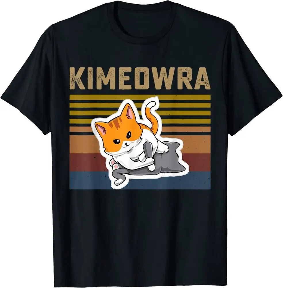 Vintage Kimeowra Jiu Jitsu Kawaii Cat Classic Tee Nwt Gildan Size S-5Xl T-Shirt