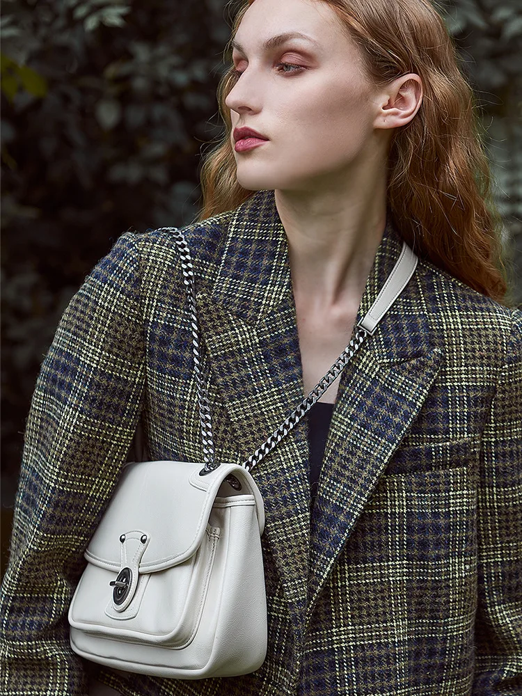 Fashion Women Solid Color Shoulder Bags Casual Chain PU Leather Messenger Bag Handbag Female Travel Crossbody Shopping Handbags