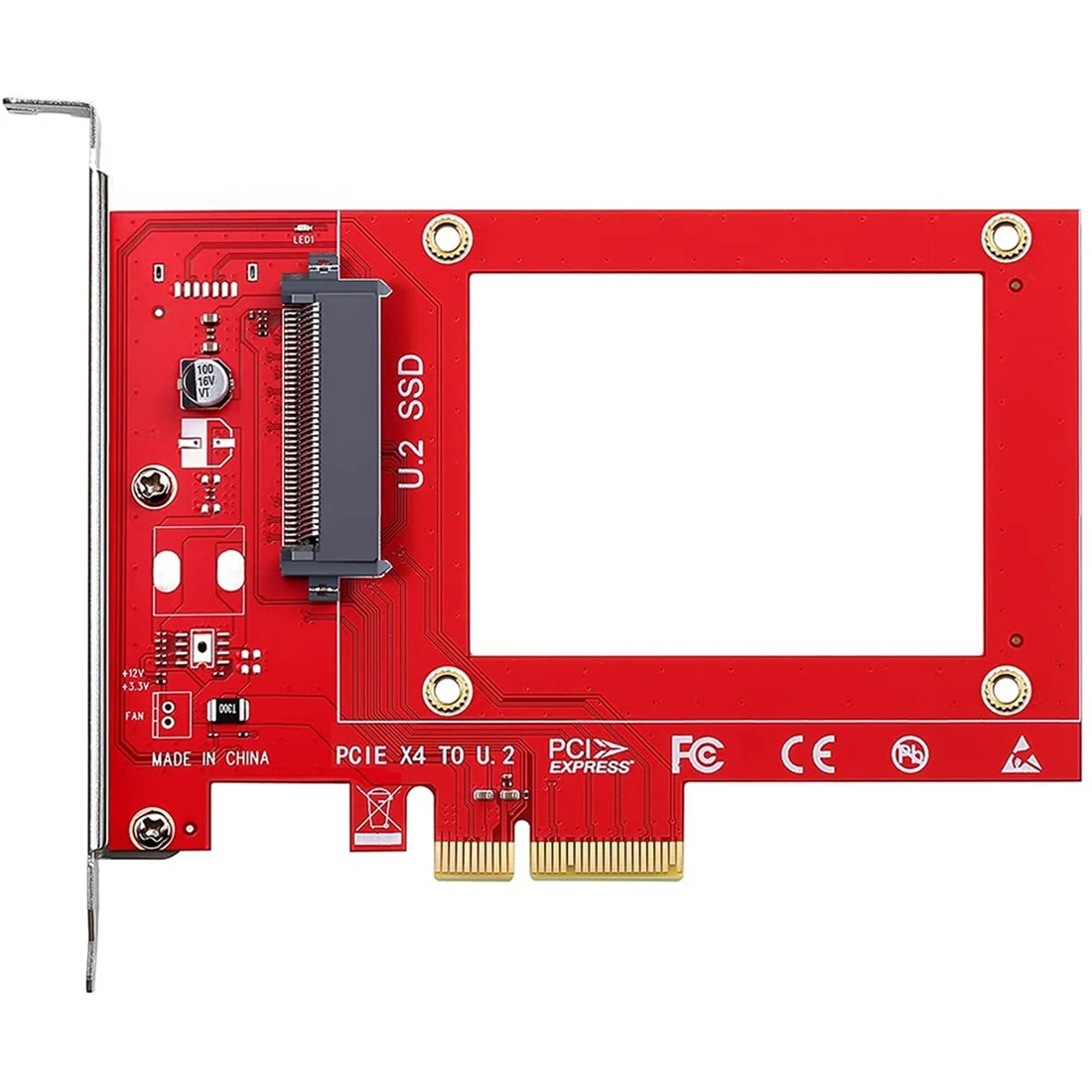 

Адаптер U.2 (SFF-8639), адаптер U.2 на PCIe NVMe SSD