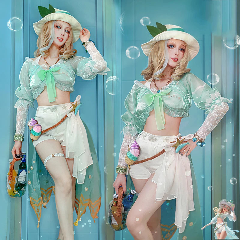 

Костюм для косплея из аниме «деми-Бурбон», специальный смешанный костюм для косплея с морской солью, костюм для Хэллоуина