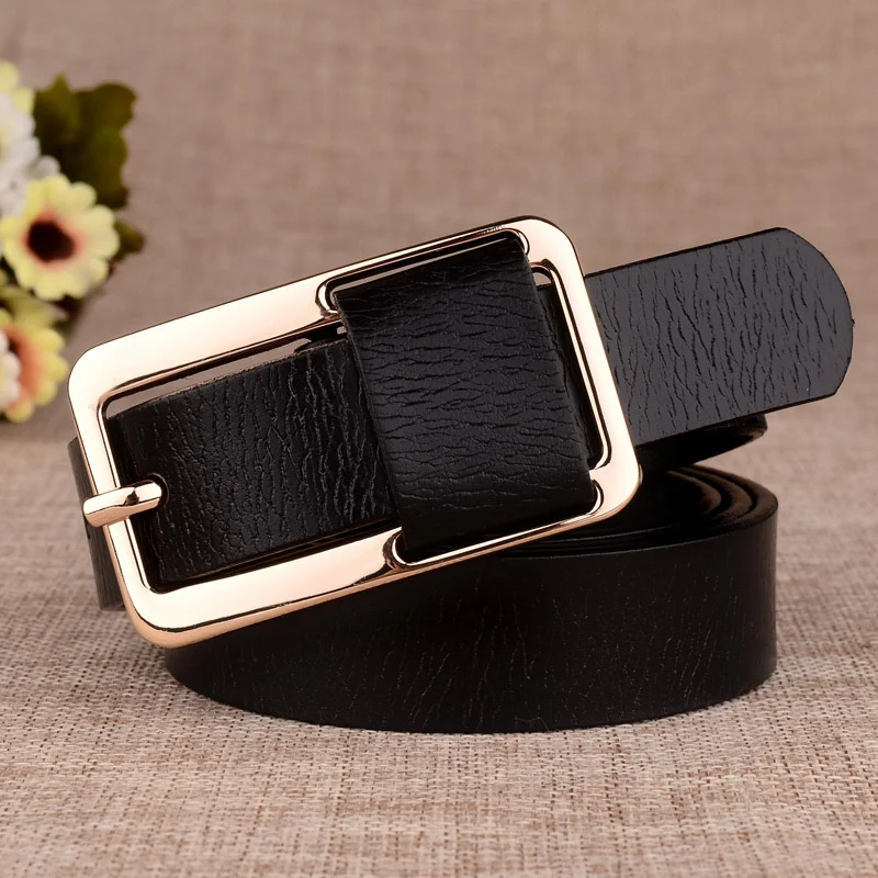 

Korean Casual Belts For Women Luxury Designer Brand Belts For Women Leather Elegant Colors Wholesale Fine Leather Pants Belt