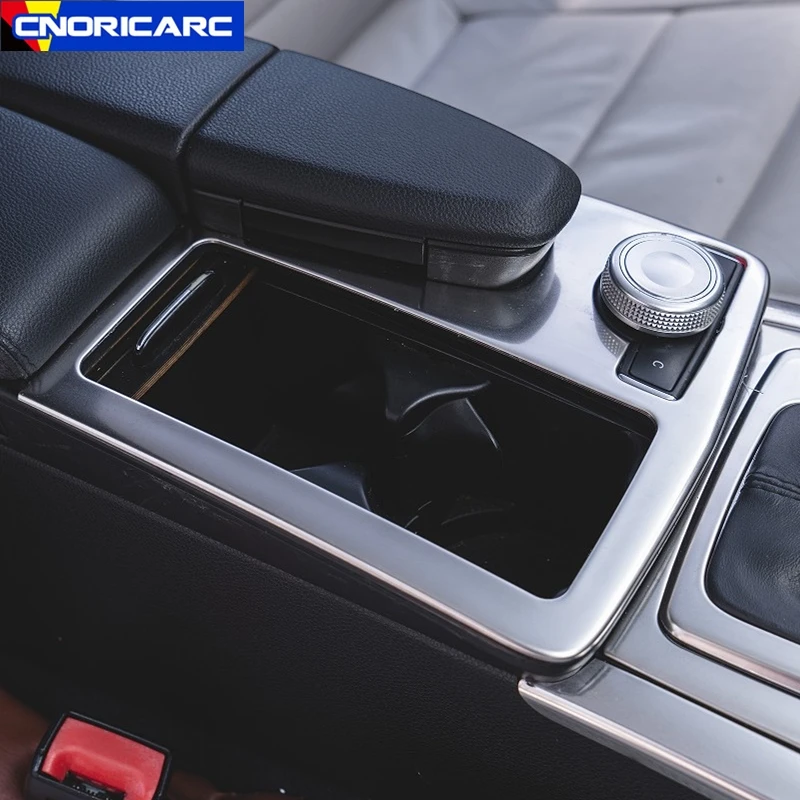 

Car Styling Center Console Water Cup Holder Frame Trim Decoration For Mercedes Benz E Class Coupe W207 C207 2009-13 Accessories