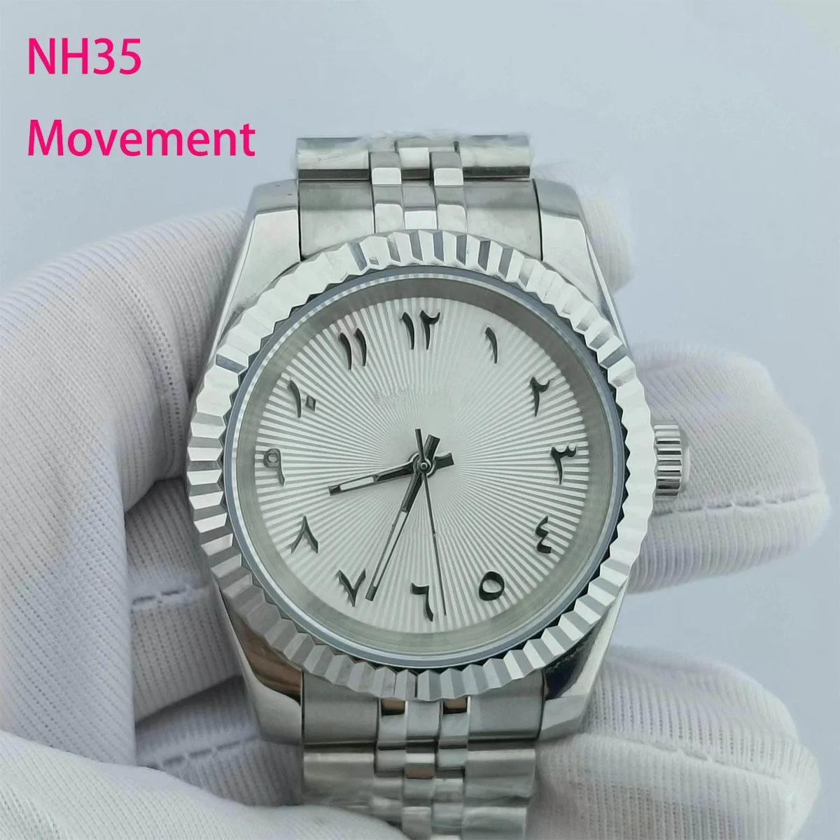Корпус для часов 36 мм 39 циферблат NH35 28 5 мужской корпус из нержавеющей стали