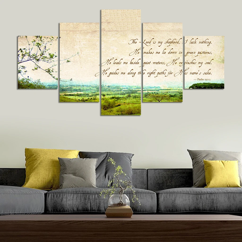 

Painting Home Decoration HD 5/3 Pieces Canvas Painting Christianity Religion Bible Picture Wall Picture Art Canvas Posters