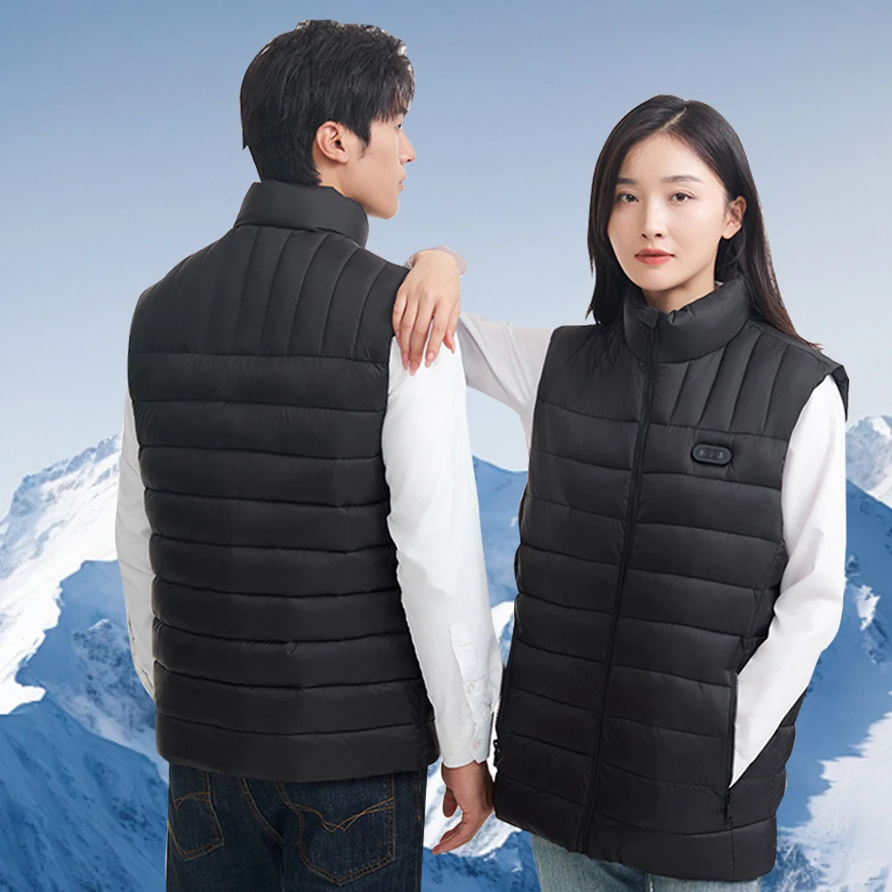 15 жилет с электрическим подогревом USB зимние теплые куртки пальто спортивная