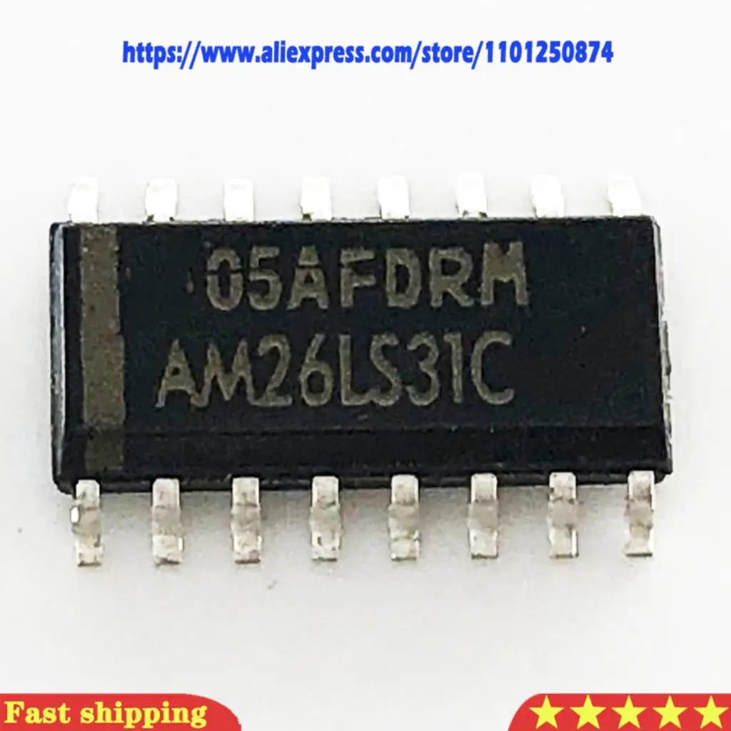 

10 шт./лот AM26LS31CDR AM26LS31SC AM26LS31C AM26LS31CD AM26LS31 AM26LS32AC AM26LS32 лапками углублением SOP-16 в наличии