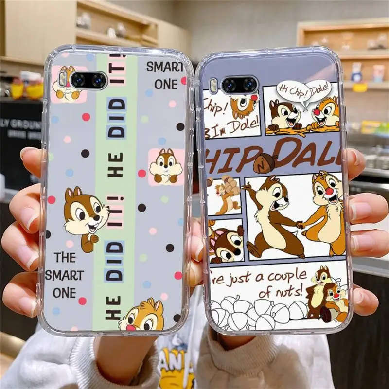 

Disney Chip And Dale Phone Case For Huawei Mate P10 P20 P30 P40 P50 Smart Z Honor 50 60 70 Pro Lite Transparent Case
