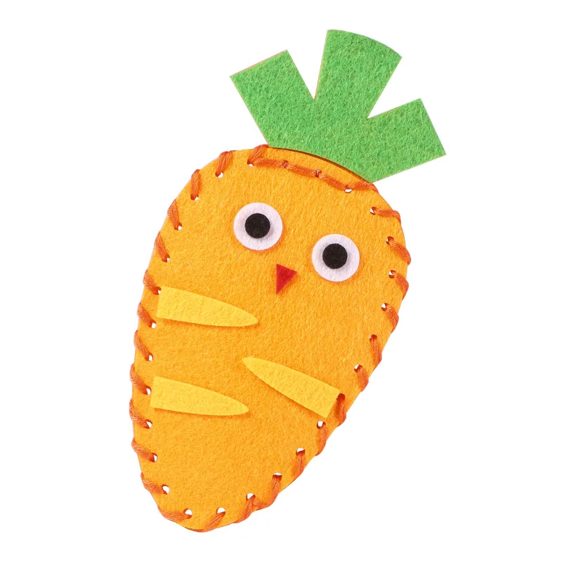 Children's Doll Sewing DIY Set Material Package Non-Woven Handmade Kindergarten Teaching Aids Parent-Child Interactive Toys