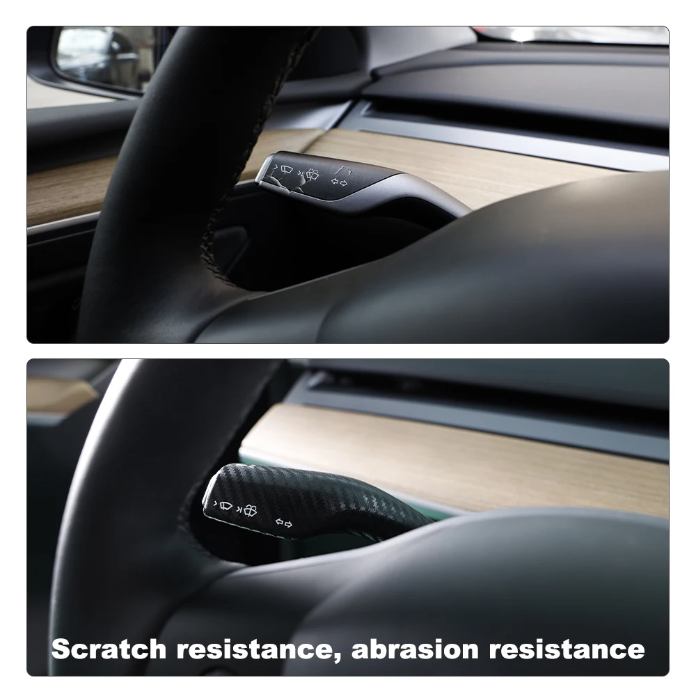 Чехол для руля Tesla из углеродного волокна защитный чехол АБС-пластика