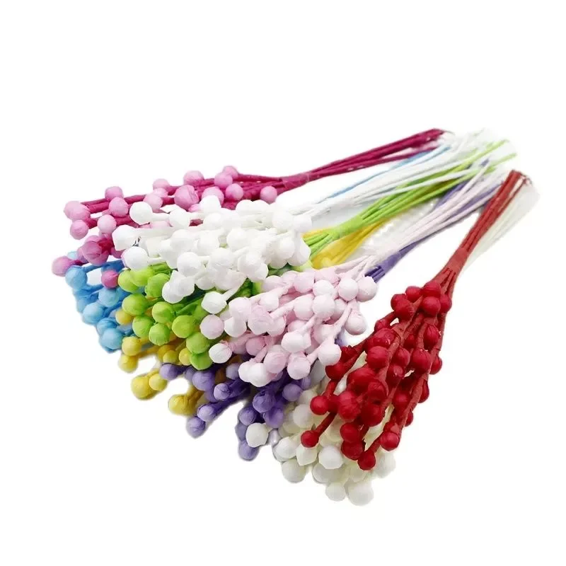 

White Berries Artificial Flower Foamiana Flowers Berry Bouquet For Wedding Decoration Diy Needlework Wreath Fake Flowers