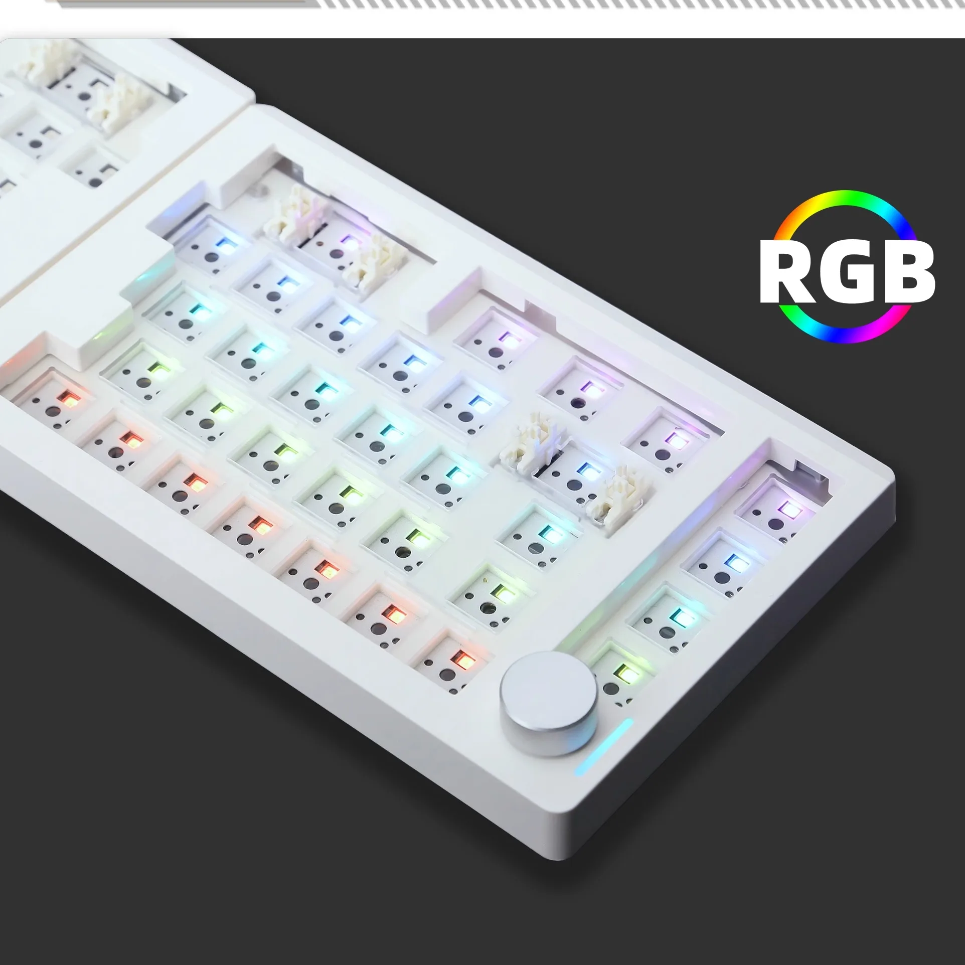 GMK70 Комплект разделенной механической клавиатуры 3 режима Bluetooth/беспроводная