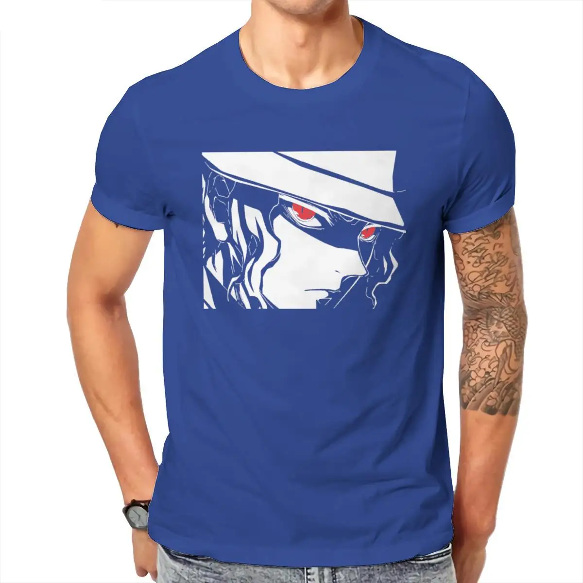 

Wholesale Kibutsuji Muzan Demon Slayer White Streetwear New Unisex Men's Clothing 108657