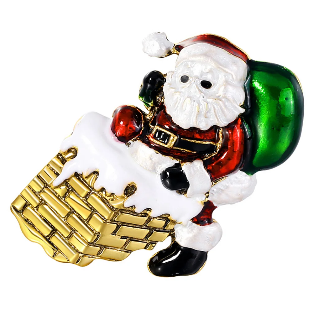 

Christmas Santa Claus Brooch Christmas Costume Accessory Xmas Gift