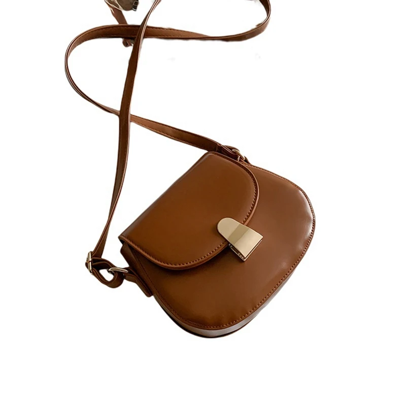 

Ladies Classic Elegant Retro Fashion PU Leather Outing Shoulder Bag Messenger Bag Handbag