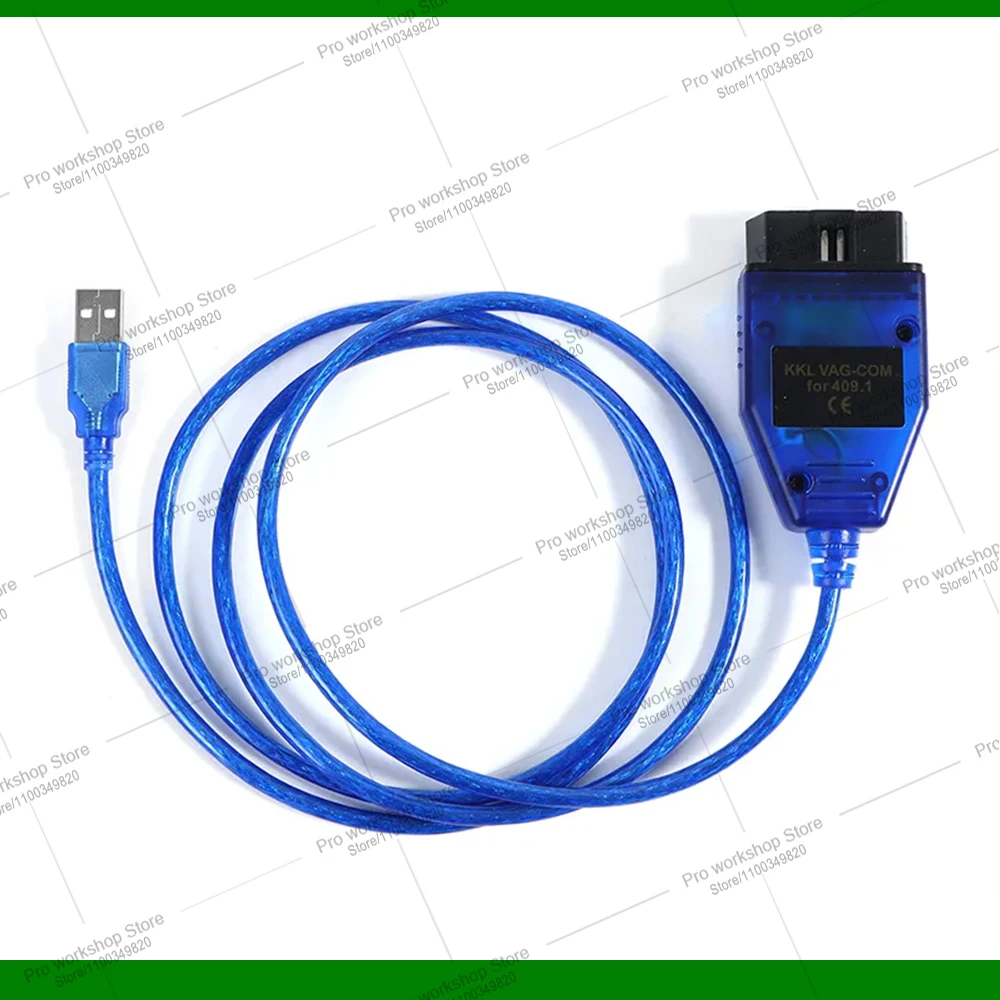 Фото Диагностический кабель VAG-COM 409 Com Vag Kkl 409.1 USB, интерфейс сканера OBD 2 OBD2 для диагностики автомобилей VW/Audi/Skoda/Seat №2