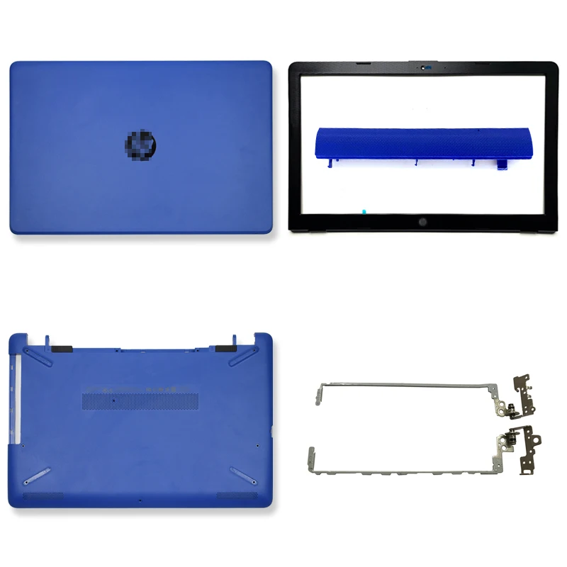 

NEW For HP 250 G6 255 G6 15-BS 15T-BS 15-BW 15Z-BW Laptop LCD Back Cover/Front Bezel/LCD Hinges/Bottom Case 924895-001 Blue