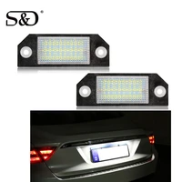 license plate light for ford focus c max mk2 2003 2004 2008 6500k automotive led car backlight lamp 2pcs of package sd