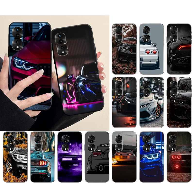 

Sport Car Light Phone Case for Huawei P50 Pro P30 P40 Lite P40Pro P20 lite Mate 50 20Pro 20lite Y6P Y5P Y9A Nova 70
