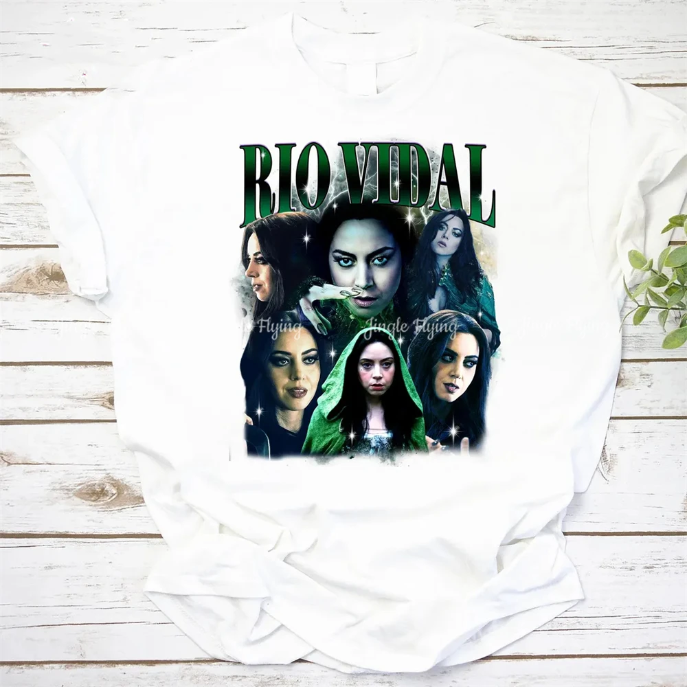 Рубашка Rio Vidal Aubrey Plaza футболка Green Witch винтажная унисекс с рисунком в стиле ретро