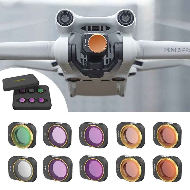 

Mini 3 PRO Lens Filter UV CPL ND4/8/16/32 ND/PL Optical Glass Len Filters Camera Protector For DJI Mini 3 Drone Accessories Kit