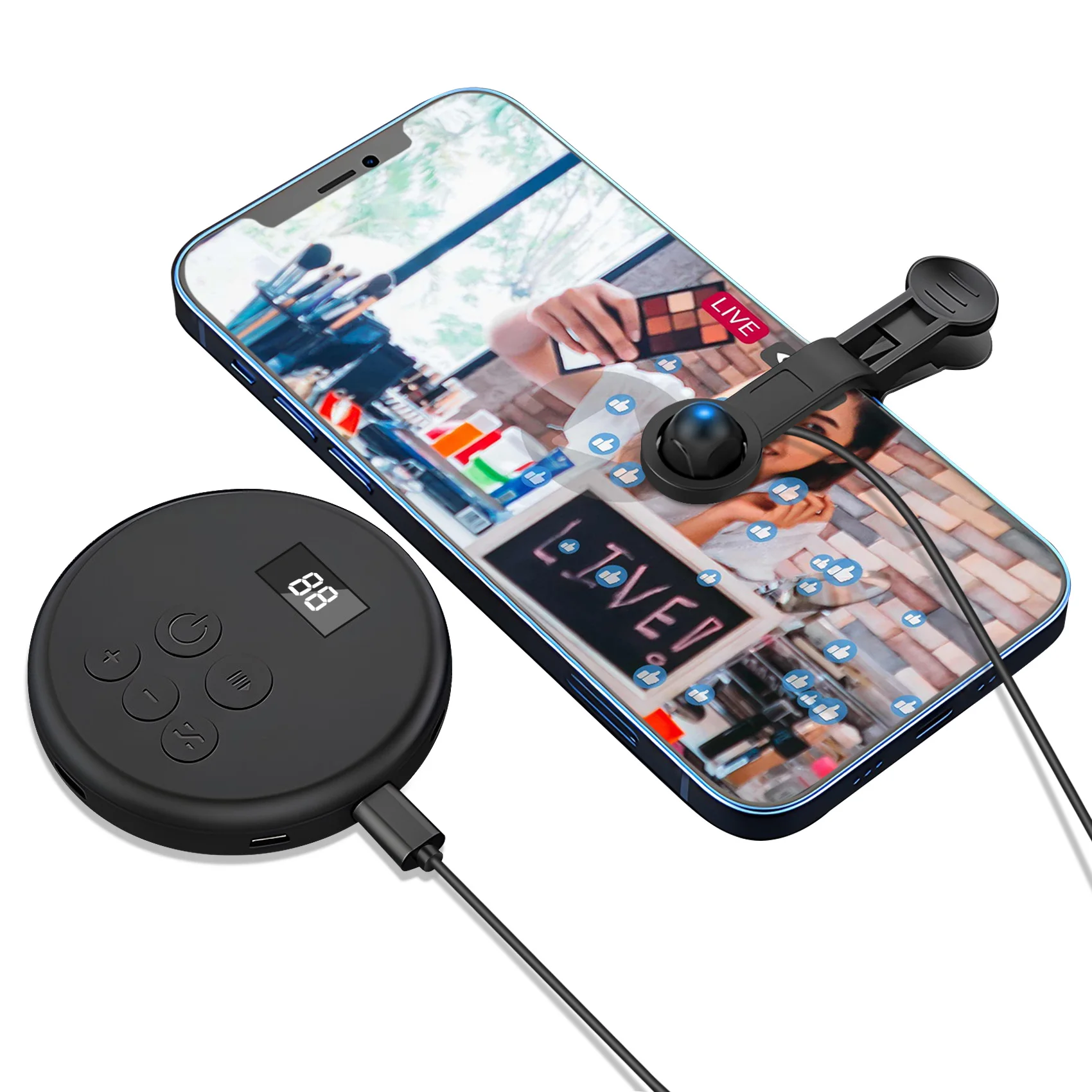 

Mobile Phone Screen Auto-Clicker Mute Connection Device Physical Simulation Finger Click Device Screen Auto Clicker-B