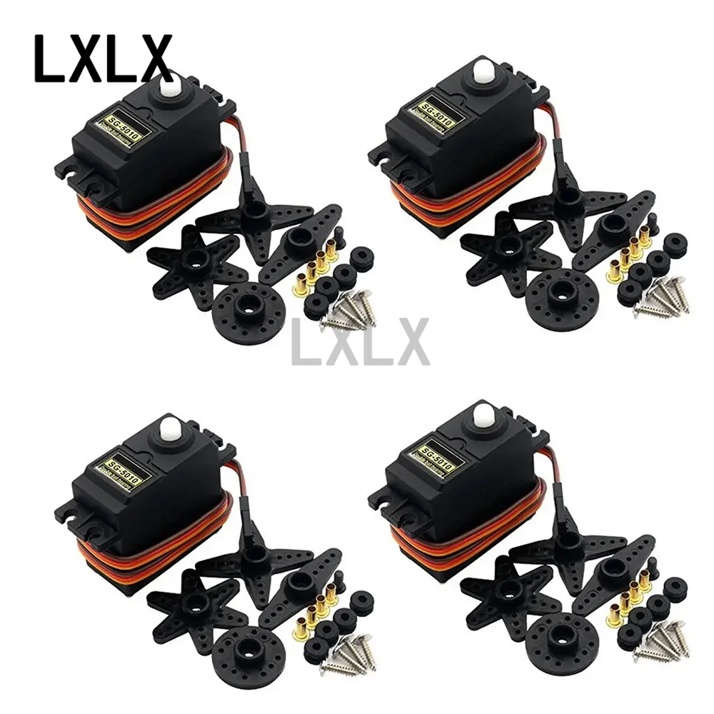 Сервопривод SG5010 с большим крутящим моментом для моделей автомобилей, лодок, моделей, цифровых интеллектуальных роботов, 2-10 шт., 38 г, 3 кг, 5 кг