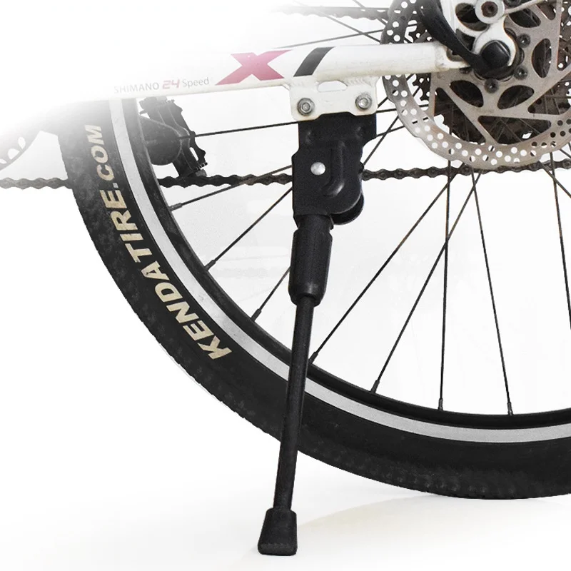 Mountain Bike Kick Stand Aluminum Alloy Heavy Duty Adjustable Bicycle Cycle Side Support Bracket Easy Install Parking Rack | Спорт и