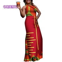 african dresses for women bazin riche sleeveless long dashiki dress lace patchwork maxi dress plus size lady party wy9720