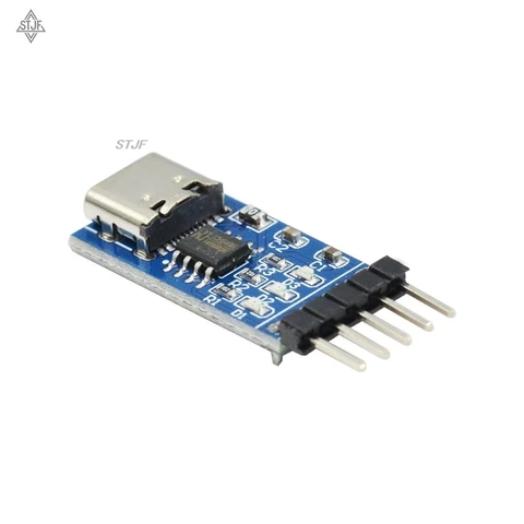 STJF Type C USB to TTL Последовательный порт Обновление модуля ch340n Линия загрузки MCU