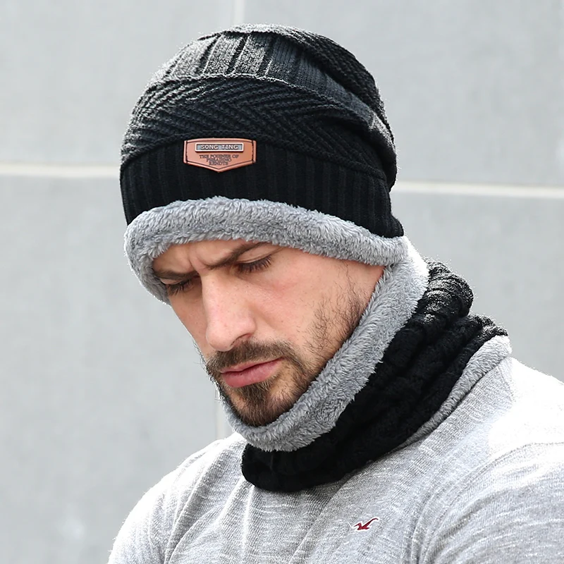 Winter Hats For Men Skullies Beanie Hat Winter Cap Men Women Wool Scarf Caps Balaclava Mask Bonnet Knitted Hat Gorras 3 Winter Hats For Men Skullies Beanie Hat Winter Cap Men Women Wool Scarf Caps Balaclava Mask Bonnet Knitted Hat Gorras 3