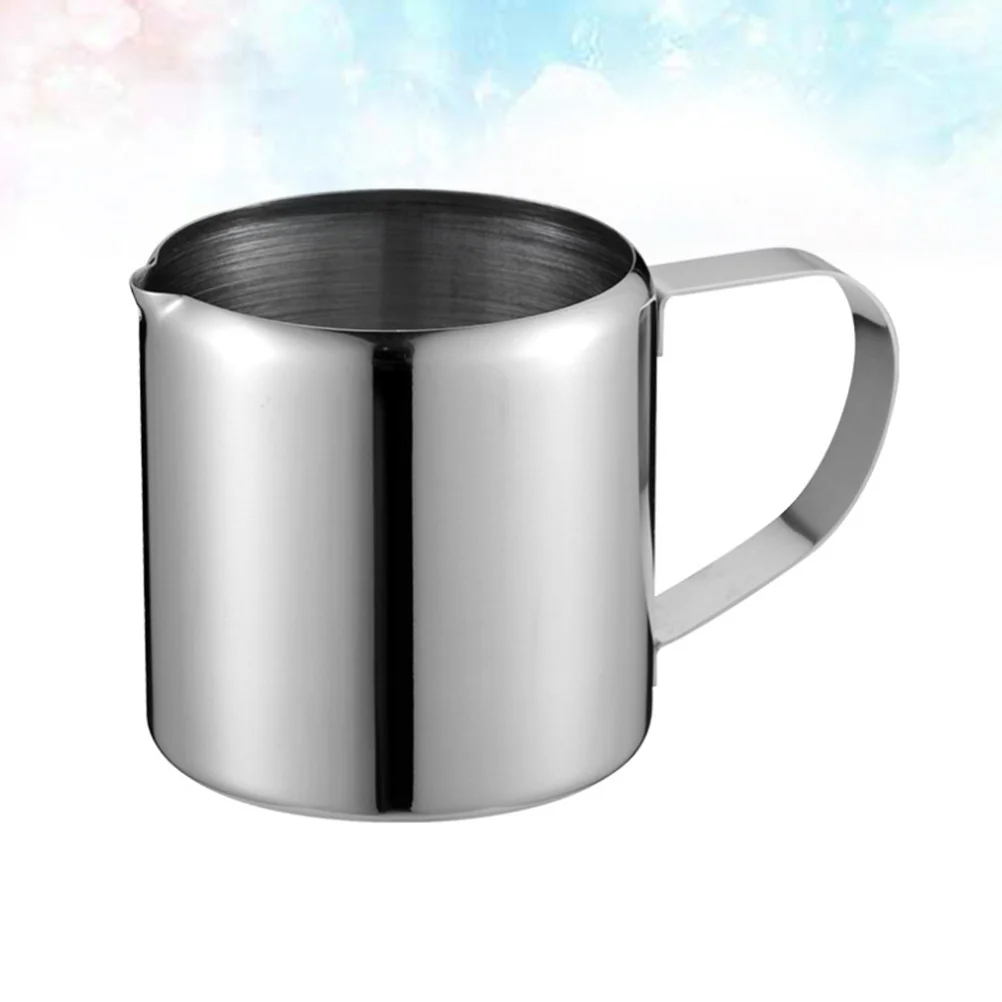 

Coffee Frothing Pitcher Latte Frothing Pitcher Stainless Steel Frothing Pitcher Butter Warmer Coffee Cup Sauce Pitcher