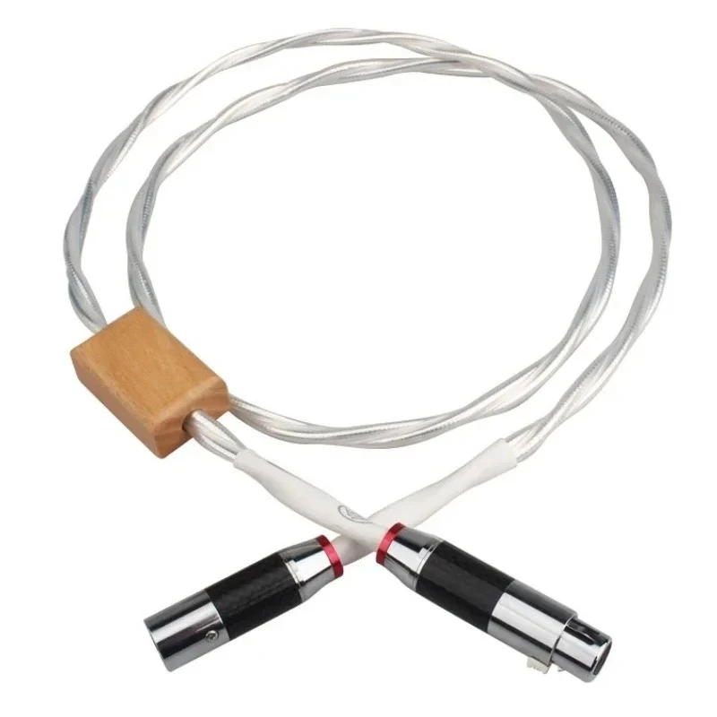 Фото HiFi Audio XLR цифровой коаксиальный кабель экран AES/EBU посеребренные медные цифровые сбалансированные кабели №5