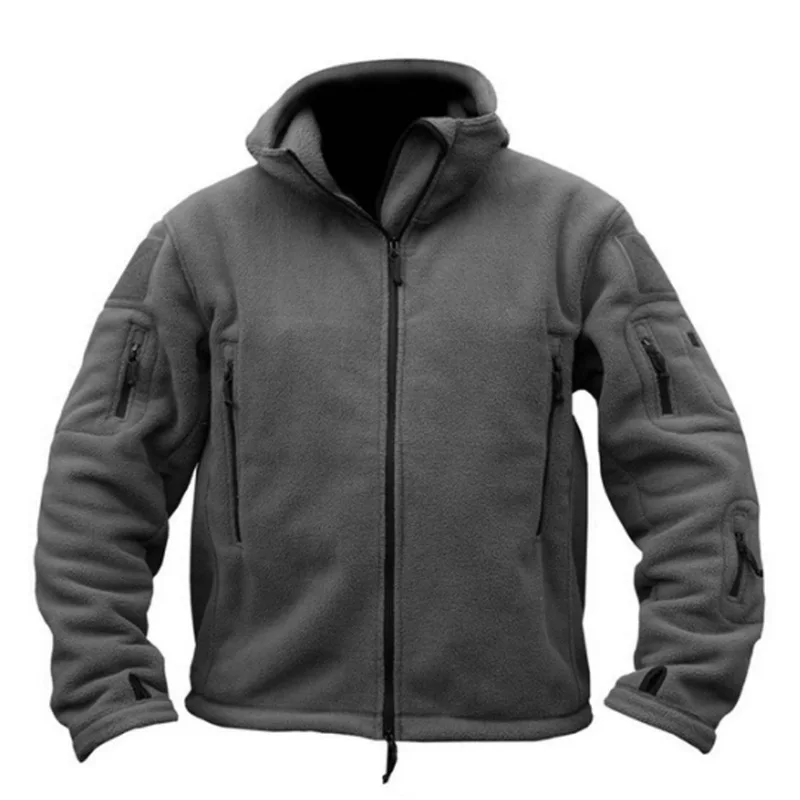 Military Fleece Outdoor Sports Hiking Polar Jacket Winter Fleece Jacket Men's Multi-functional Tactical Jacket Combat Jacket