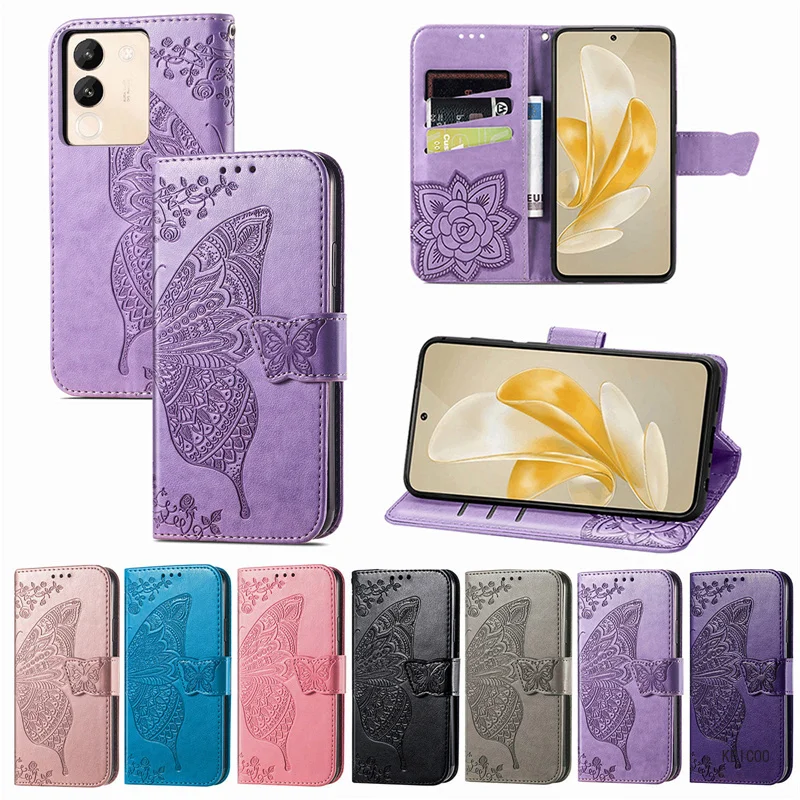 Флип-чехол для Vivo V29e Y54s X70 Y74s Y76 Y200 IQOO Neo5 Pro Plus 4G