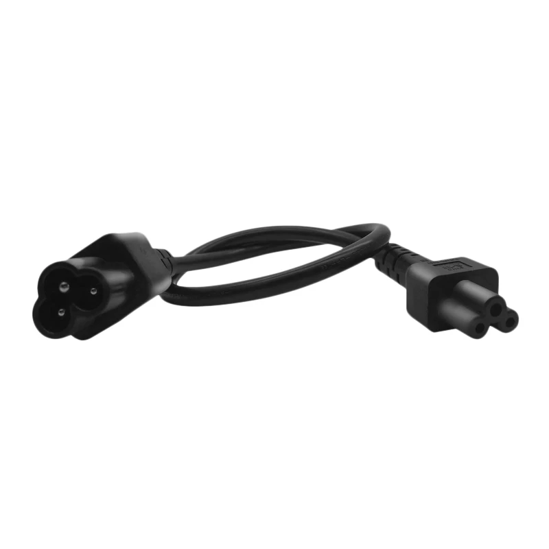 

Power Extension Cord, Flame-Retardant and Heat-Resistant Iec320 C5-C6 Plum Blossom Three-Round Power Cable for Computers
