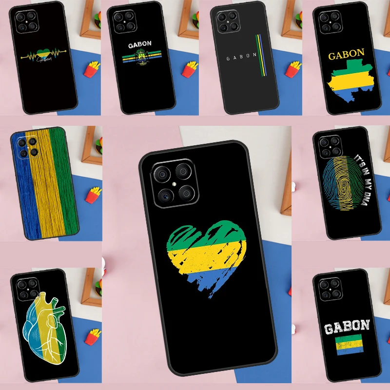 Чехол с флагом Габона для Honor 200 Lite Magic 7 5 6 Pro X9c X9b X9a X8b X8a X8 X9 50 70 90 Cover
