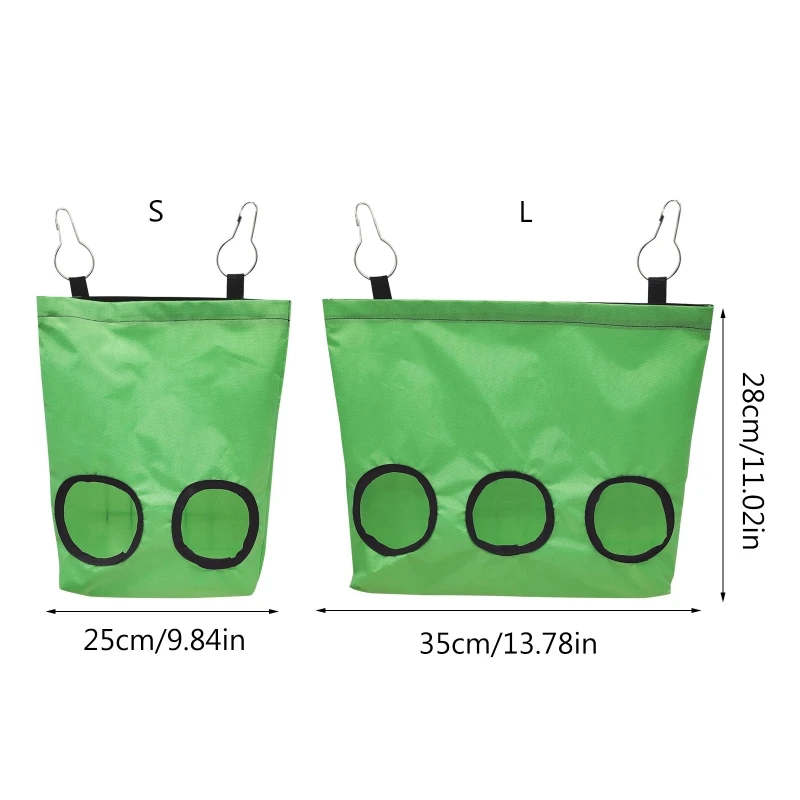 

Hay Feeder Bag Rabbit Feeding Bag Outdoor and Indoor Chinchilla Guinea Pig, Bunny, Dutch Rat, Chinchilla Solid Color
