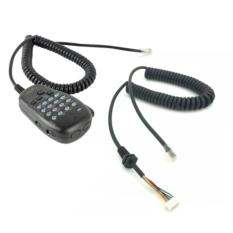 

ABGZ-Speaker For YAESU MH-48 MH-48A6J DTMF Speaker Microphone For FT-8800R FT-8900R FT-7900R & Replacement Microphones Mic Cable