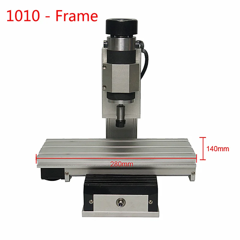 Mini CNC Router Column Type 1010 Frame Column Ertical Engraving Machine High Accuracy 400W Spindle 220V / 110V Power Supply enlarge