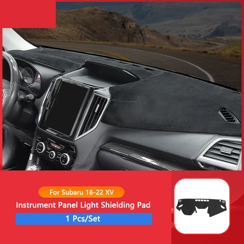 

QHCP солнцезащитный коврик для приборной панели автомобиля, противоскользящий коврик для Subaru Forester 13-18 19-24 XV 12-17 18-22 Outback 15-20 21-24 Crosstrek 24
