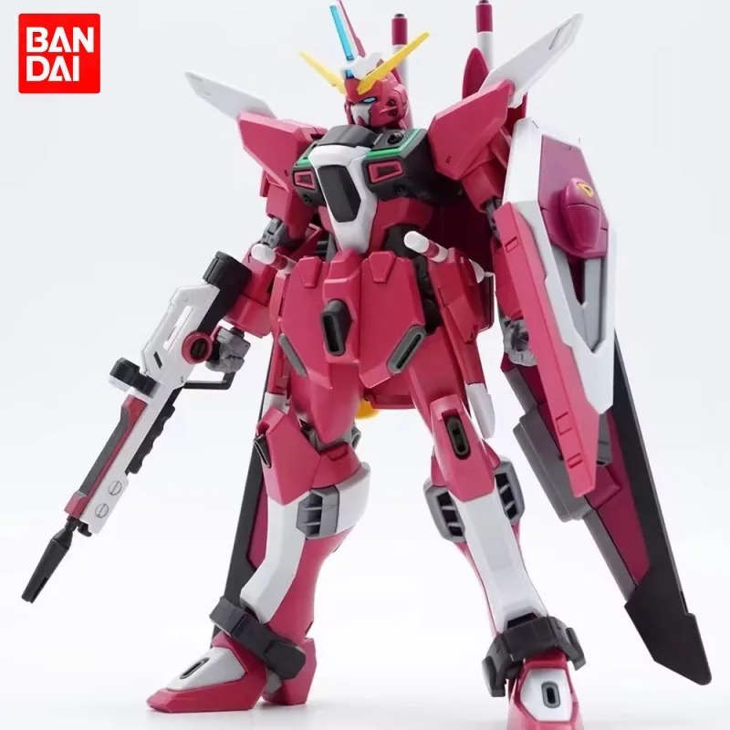 

Bandai Gundam INFINITE JUSTICE Restored Version HG 1/144 ZGMF-X19A Anime Character Assembly Model Movable Doll Collection Gift