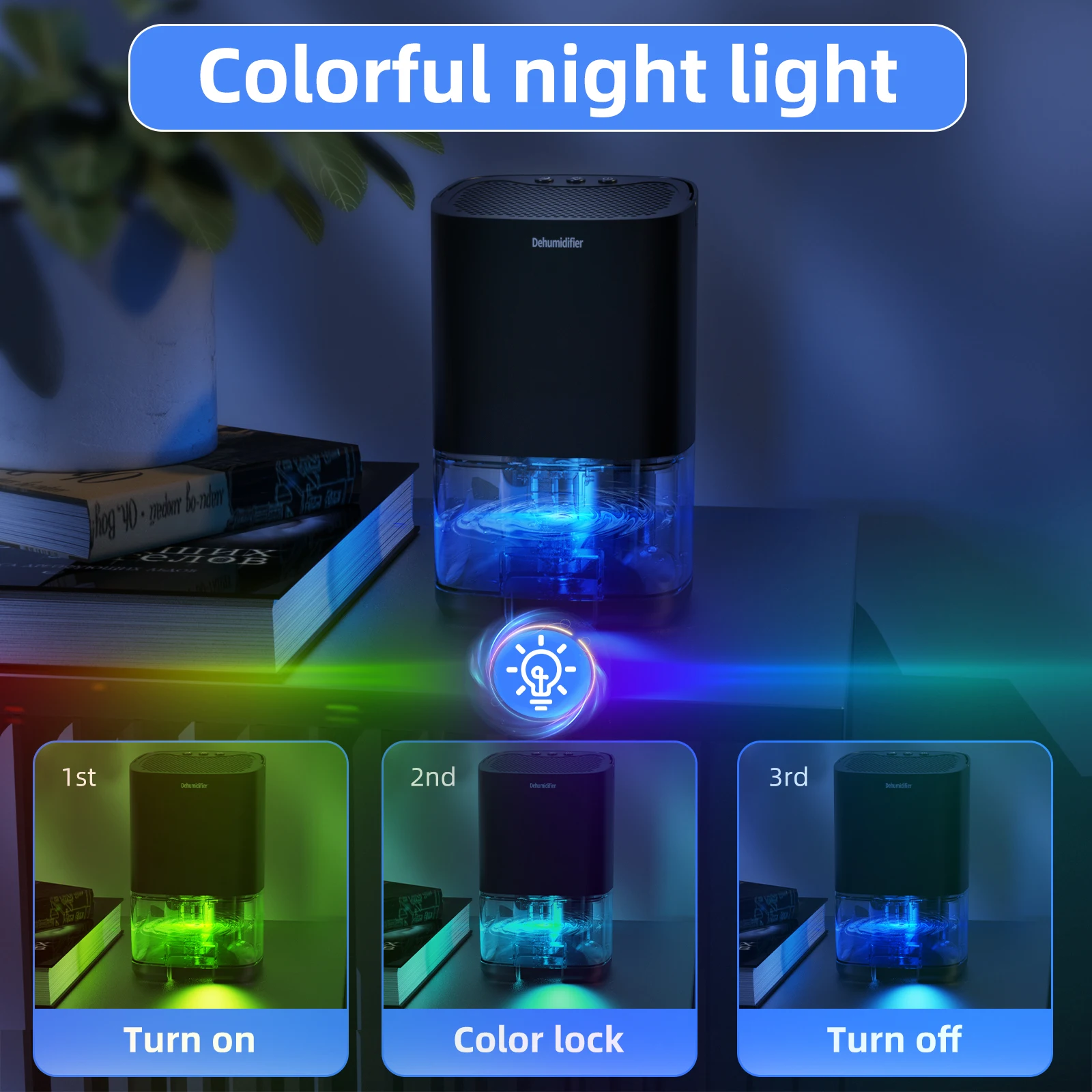 Осушитель воздуха по индивидуальному заказу портативный мини-осушитель 1000 мл