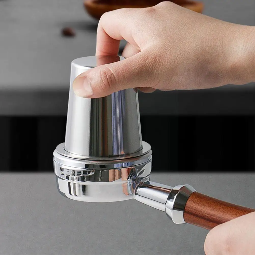 

Coffee Dosing Cup 51/53/58 Mm Stainless Steel Coffee Dosing Cup Powder Feeder Part For Espresso Machine Coffee Powder Cup C8J3