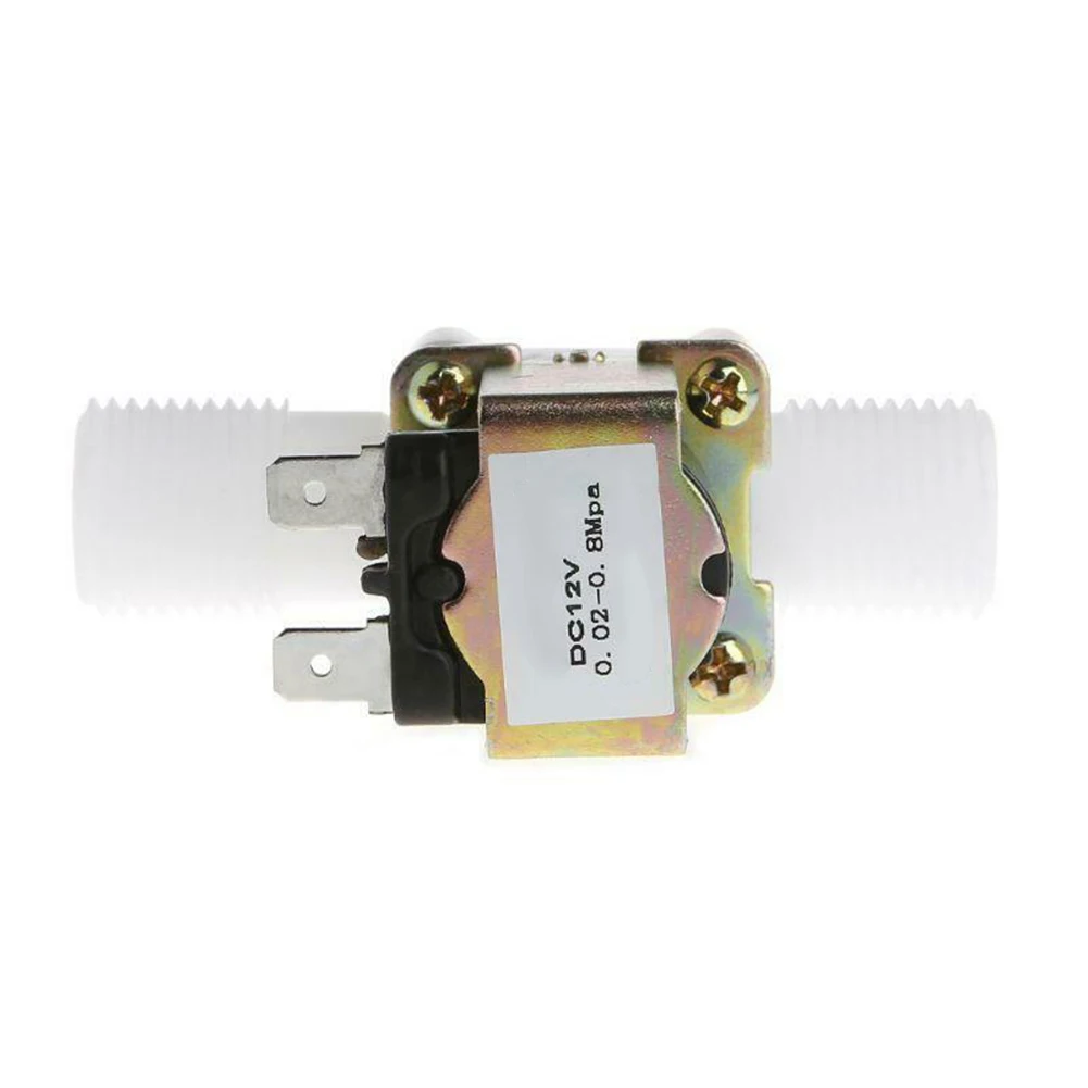 

Электромагнитный водяной клапан NC/нормально закрытый 1/2 пластиковый Электрический электромагнитный клапан для стиральной машины 6,5*3,3*5,5 см...