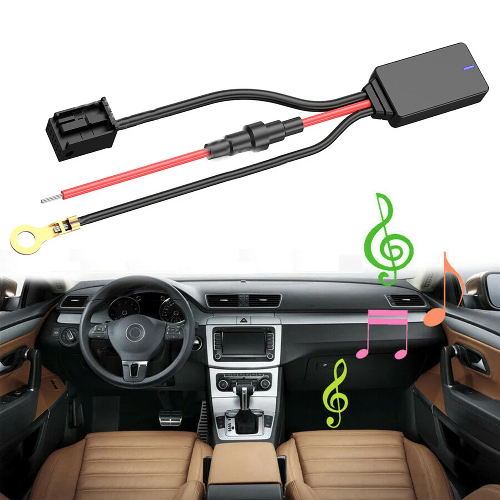 

Aux Cable Wireless Bluetooth Adapter 100cm 12Pin Accessories Audio Stereo