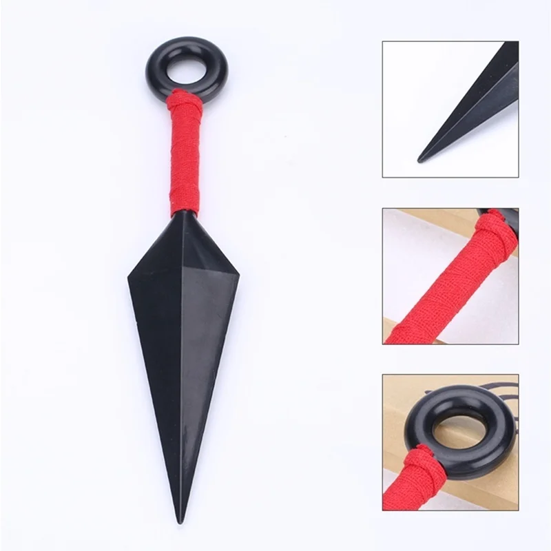 3pcs/set Hokage Ninja Kakashi Akatsuki Kunai Shuriken Anime Cosplay Narutos Accessories Props Weapons Halloween Gifts Wholesale - купить по