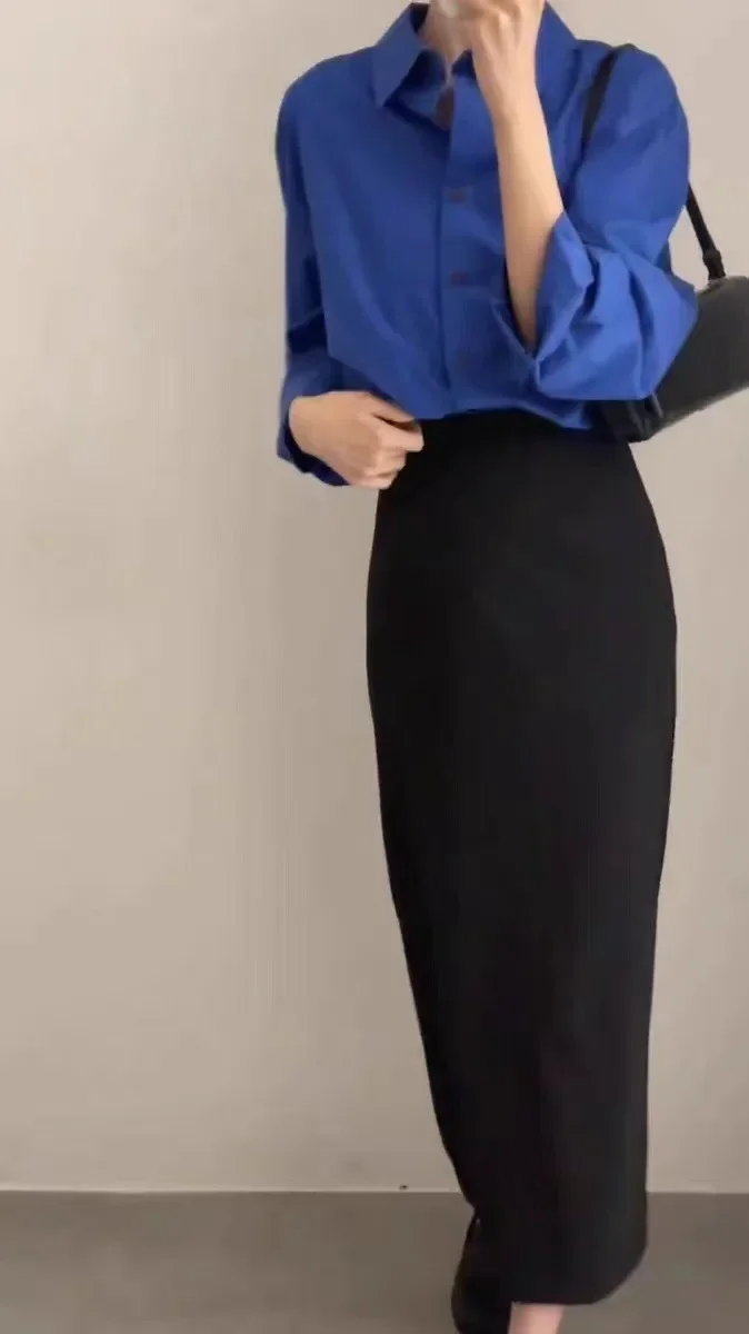 Spring 2023 New Women's Dry Run Elegant Clothing High-End Exquisite Shirt Dress Two-Piece Suit Professional