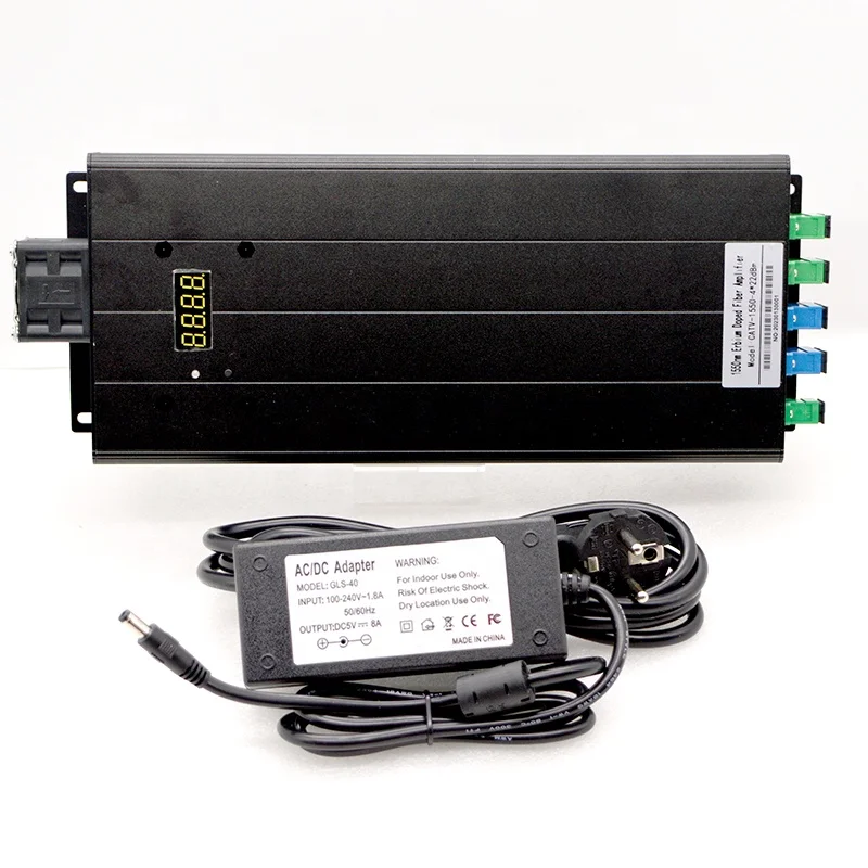 

Wholesale High Power FTTB Mini 4 port 22 dBm Catv 1550nm WDM FTTH Erbium-Doped Optical Power Amplifier EDFA