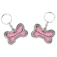 pet products dog supplies rhinestone diamond charm dogs id tag frames fashion cute hot sale good quality wholesale